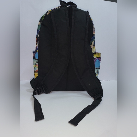 Pokemon All-Over Print Backpack 16" Canvas w/ Lower Pocket + 2 Side Pockets - Picture 4 of 16